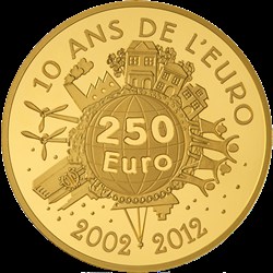 250 Euro Semeuse 10 Ans De L'Euro