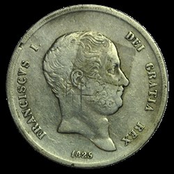 ROYAUME DES DEUX-SICILES 120 Grana François Ier 1825 Naples