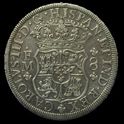 MEXIQUE 8 Reales Charles III 1771 Mexico