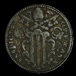Benoit XIV Baiocco de Gubbio 1750