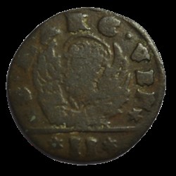 Venise , monnaie frappé pour la Dalmatie et l'Albanie 2 soldi 1684-1691
