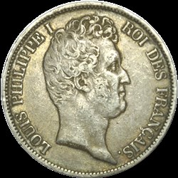 5 Francs Louis-Philippe 1831 D