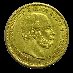 Prusse Wilhelm I 5 Mark 1877A