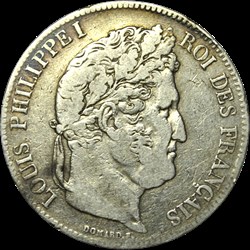 5 Francs Louis-Philippe 1834 L