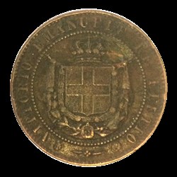 Victor Emmanuel II - 1859-5 CENTIME