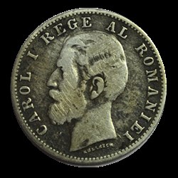 50 Bani Charles Ier 1884