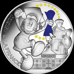 Mickey Étudiant 50 Euro Argent