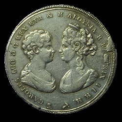 ITALIE - ROYAUME D'ÉTRURIE 10 Paoli ou Francescone Louis Ier et Marie-Louise de Bourbon 1806 Florence