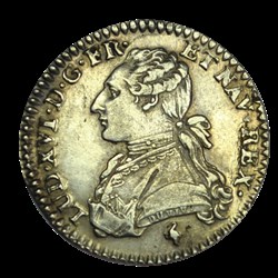 LOUIS XVI Dixième d'écu aux branches d'olivier 1781 A
