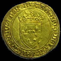Charles VIII ecu d'or au soleil N.D Bourges
