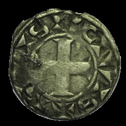 LOUIS VII Denier parisis