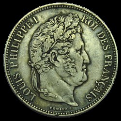 Louis-Philippe Ier 5 Francs 1834 Q