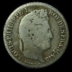 Demi Franc Louis-Philippe 1839K