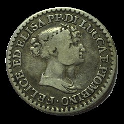 ITALIE - LUCQUES ET PIOMBINO 1 Franco 1808 Florence