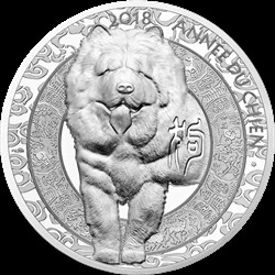 10 Euro Argent Année Du Chien 2018
