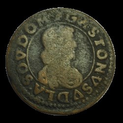 Dombes-Gaston d'Orleans 1641 Double Tournois