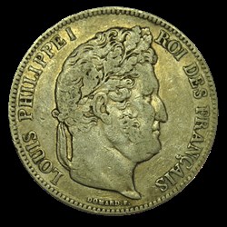 Louis-Philippe Ier 5 Francs 1839 D