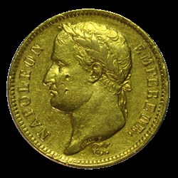 40 Francs Napoléon Tête Laurée 1808 H