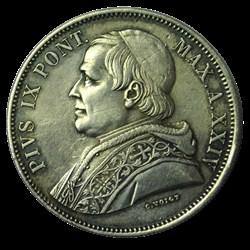 Pie IX 5 Lire 1870 R