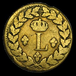 Un décime à l’L couronnée 1815 BB