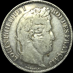 5 Francs Louis-Philippe 1831 D