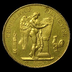 50 francs or Génie 1878 A