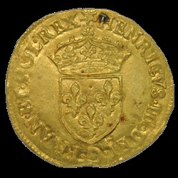Henri III Écu d'or au soleil, 1er type 1578 S