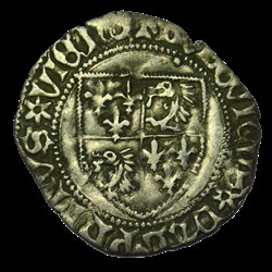 Louis XII Liard au dauphin n.d paris