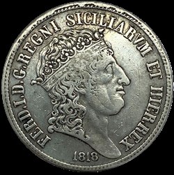 Royaume des Deux-Siciles Ferdinand Ier 120 Grana 1818 Naples