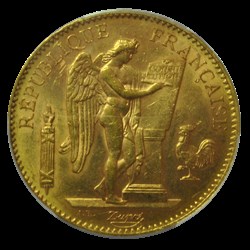 Genie 100 francs 1911 A PCGS MS62