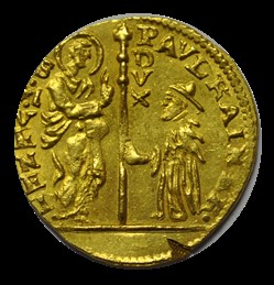 VENISE Sequin ou zecchino au nom de Paul Renier 1779-1789