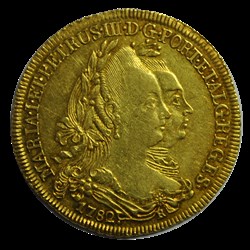 Marie Ier et Pierre III 6400 reis 1782 R