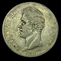 Charles X 5 Francs 1827 MA