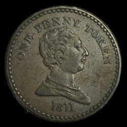Token de Bristol , 1811 , Roi George III