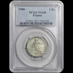 1 Franc Semeuse 1900