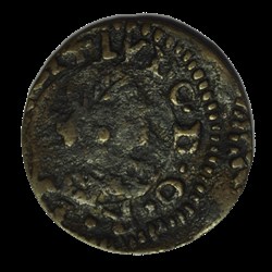 ESPAGNE - PRINCIPAUTÉ DE CATALOGNE - LOUIS XIII Denier 1643 Vich