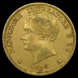 Napoleon Ier 20 Lire 1808 M