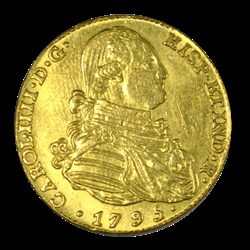 4 Escudos OR Charles IV 1795 Madrid