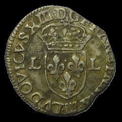 LOUIS XIII Douzain huguenot 1628 MA