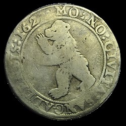 SUISSE - CANTON DE SAINT-GALL Thaler à l’ours 1622 Saint-Gall
