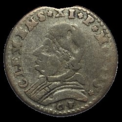 Clement XI 2 baiocchi 1715