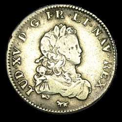 LOUIS XV Tiers d'écu de France 1720 A