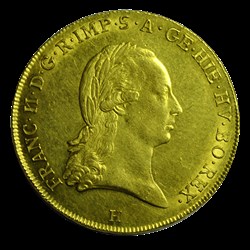 Pays-Bas Autrichien Francois II souverain or 1793H