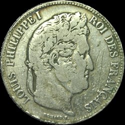 5 Francs Louis-Philippe 1834 M