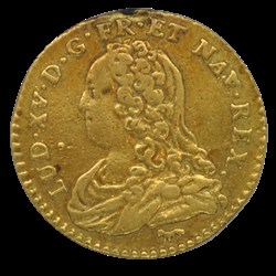 Louis XV Demi-Louis d'or 1737 A