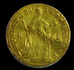 HONGRIE - ROYAUME DE HONGRIE - MARIE-THÉRÈSE ducat 1765 Kremnitz