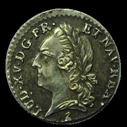 Louis XV Dixeme d'ecu à la vielle tete 1729A