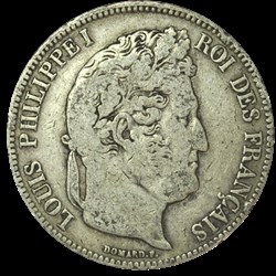 5 Francs Louis-Philippe 1838 MA