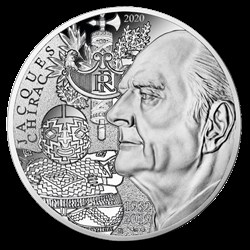 20 euro Argent Jacques Chirac