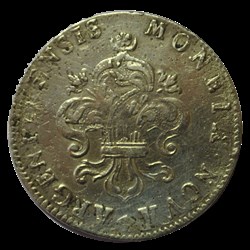 LOUIS XIV Pièce de trente-quatre sols et demi aux insignes 1701 Strasbourg